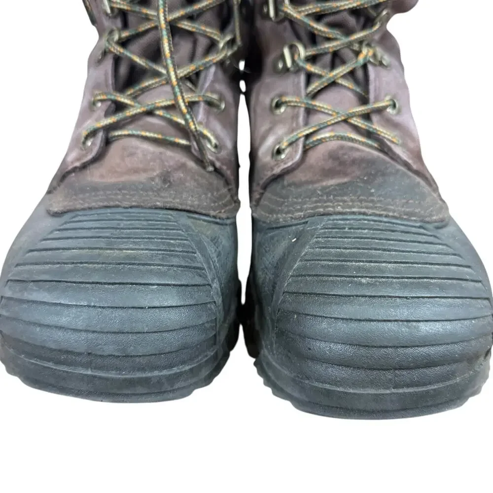 Rocky Jasper Trac Leather Brown Mens Lace Up Work Boots 200 Gr Thinsulate sz 8